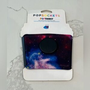 PopSocket PopThirst Cup Sleeve – Galaxy Print with Black Grip Accents